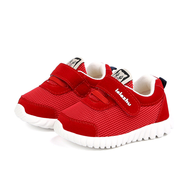 Toddler Boy Mesh Shoes – Breathable Lightweight Sports Sneakers for Babies
