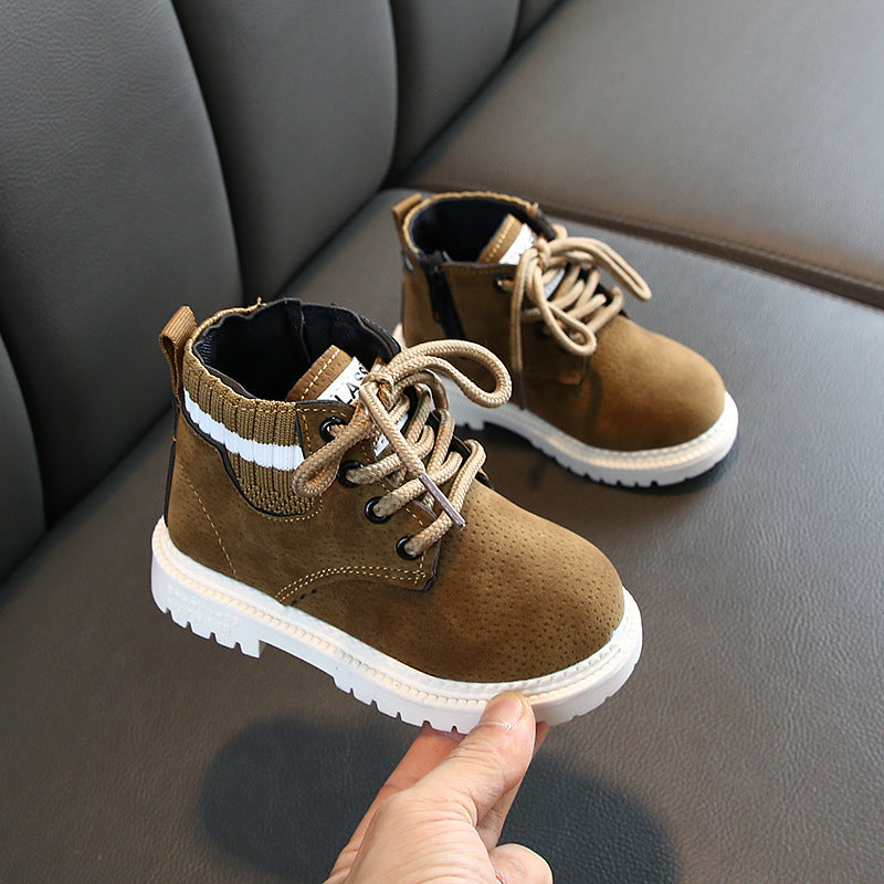 Soft Sole Baby Toddler Shoes – First Walker Boots, Anti-Slip Lightweight Infant Footwear