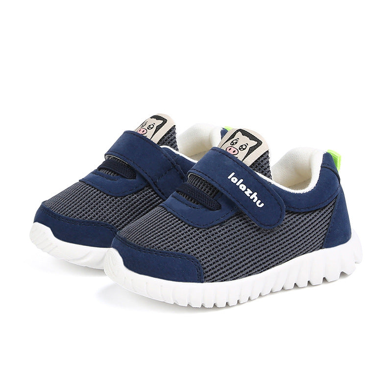 Toddler Boy Mesh Shoes – Breathable Lightweight Sports Sneakers for Babies