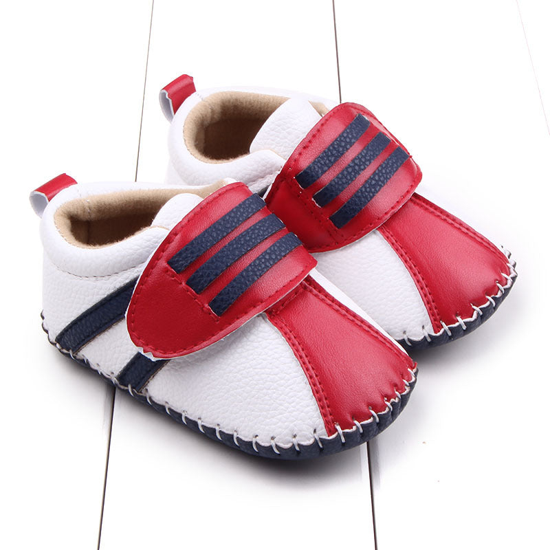 Toddler Baby Shoes with Big Velcro Strap – Breathable Soft Sole Anti-Slip Sneakers
