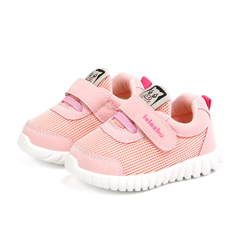 Toddler Boy Mesh Shoes – Breathable Lightweight Sports Sneakers for Babies