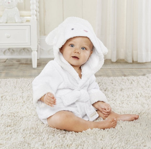 Cartoon Cute Animal Baby Bath Towel & Hooded Bathrobe – Soft Cotton Kids Bathrobe, Absorbent Infant Toddler Shower Wrap, Cozy Children’s Bath Towel