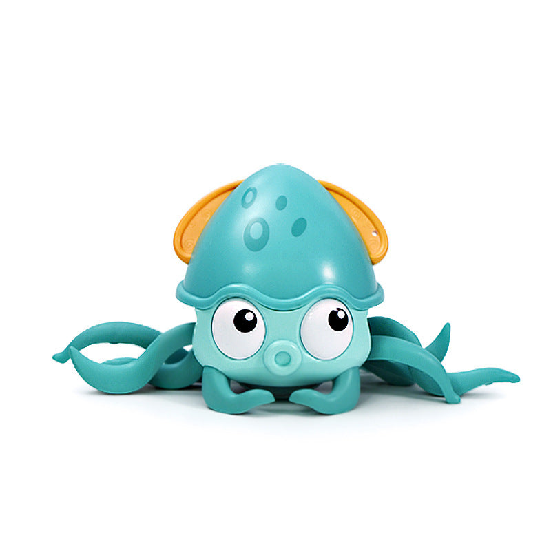 Clockwork Octopus Bath Toy for Kids – Swimming Wind-Up Water Toy for Bath, Beach & Pool, Summer Baby Toddler Dual-Use Water & Land Toy Gift