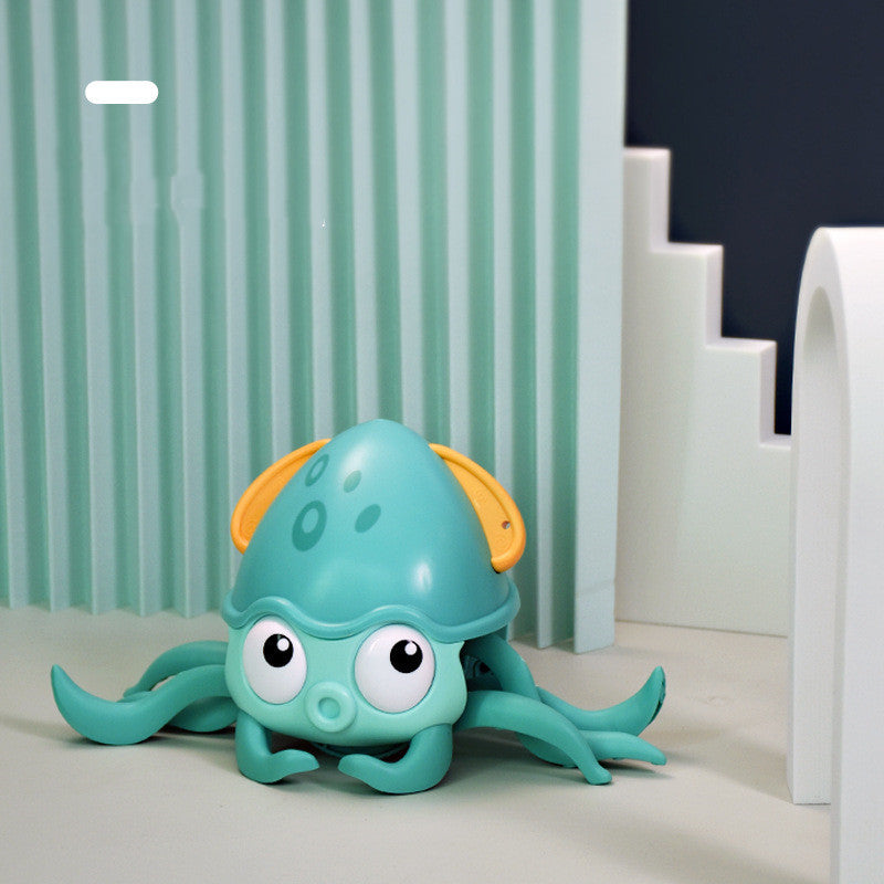 Clockwork Octopus Bath Toy for Kids – Swimming Wind-Up Water Toy for Bath, Beach & Pool, Summer Baby Toddler Dual-Use Water & Land Toy Gift