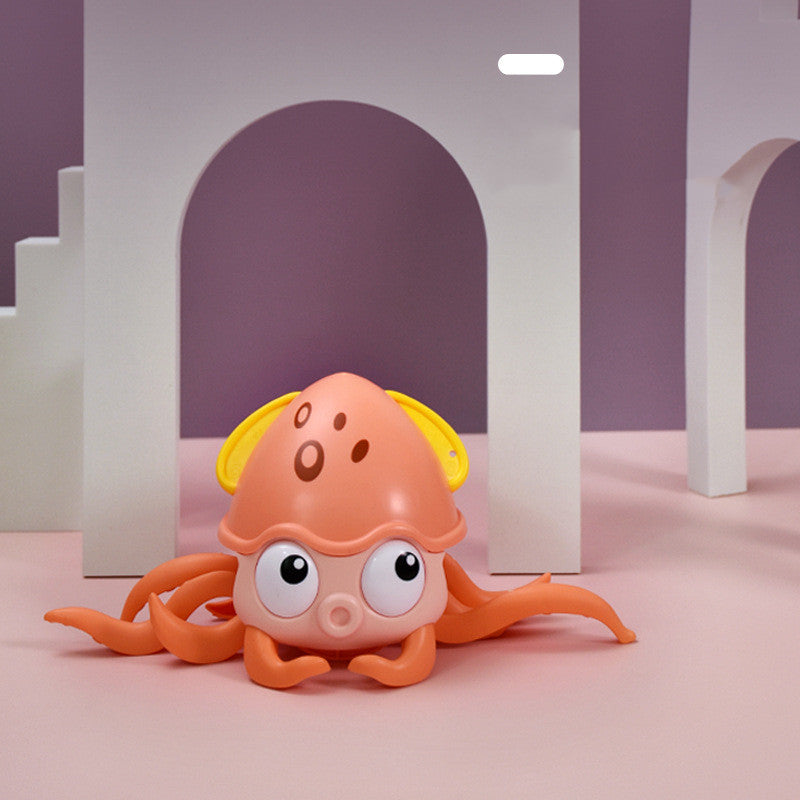 Clockwork Octopus Bath Toy for Kids – Swimming Wind-Up Water Toy for Bath, Beach & Pool, Summer Baby Toddler Dual-Use Water & Land Toy Gift