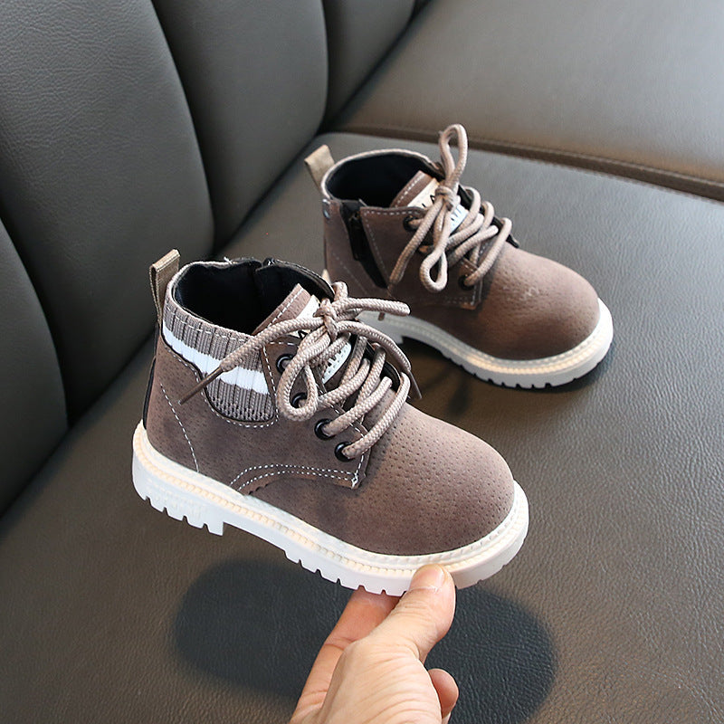 Soft Sole Baby Toddler Shoes – First Walker Boots, Anti-Slip Lightweight Infant Footwear