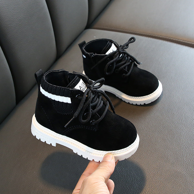 Soft Sole Baby Toddler Shoes – First Walker Boots, Anti-Slip Lightweight Infant Footwear