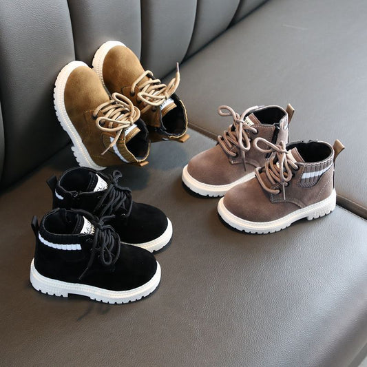 Soft Sole Baby Toddler Shoes – First Walker Boots, Anti-Slip Lightweight Infant Footwear