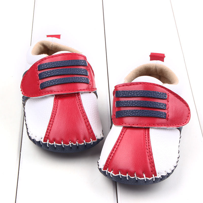 Toddler Baby Shoes with Big Velcro Strap – Breathable Soft Sole Anti-Slip Sneakers