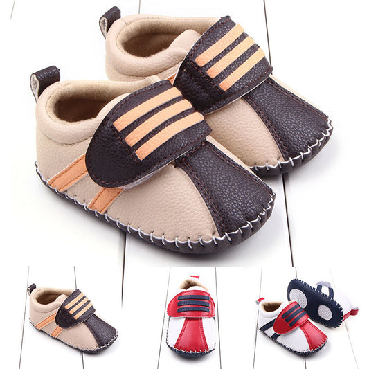 Toddler Baby Shoes with Big Velcro Strap – Breathable Soft Sole Anti-Slip Sneakers