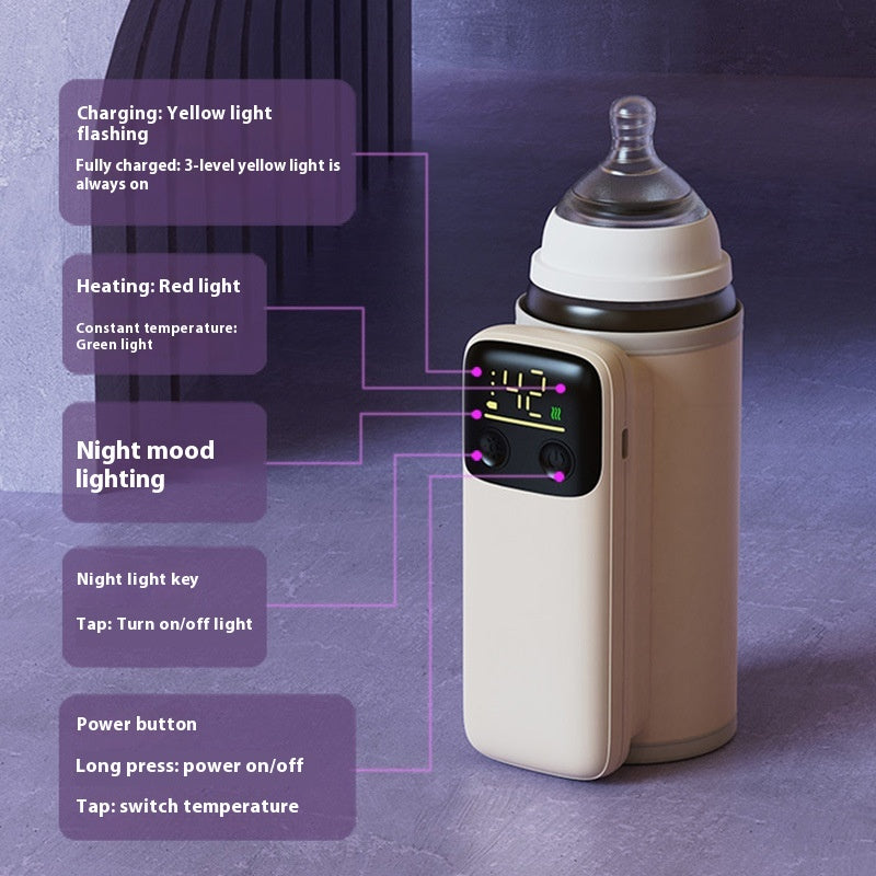 Baby Bottle Insulation Cover – Portable Universal Milk Warmer, Constant Temperature Heating Sleeve for Infant Feeding