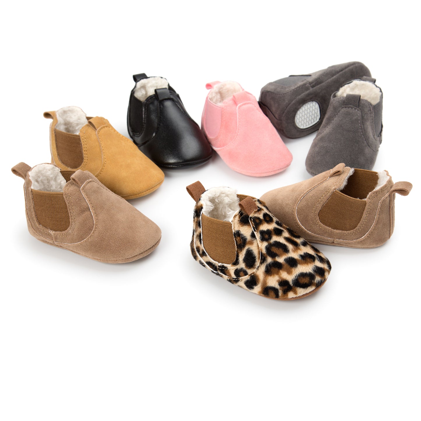 PU Leather Newborn Baby Shoes – Soft Sole Walker Sneakers for Infant Boys & Girls