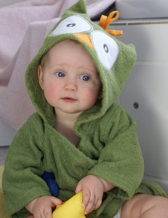 Cartoon Cute Animal Baby Bath Towel & Hooded Bathrobe – Soft Cotton Kids Bathrobe, Absorbent Infant Toddler Shower Wrap, Cozy Children’s Bath Towel