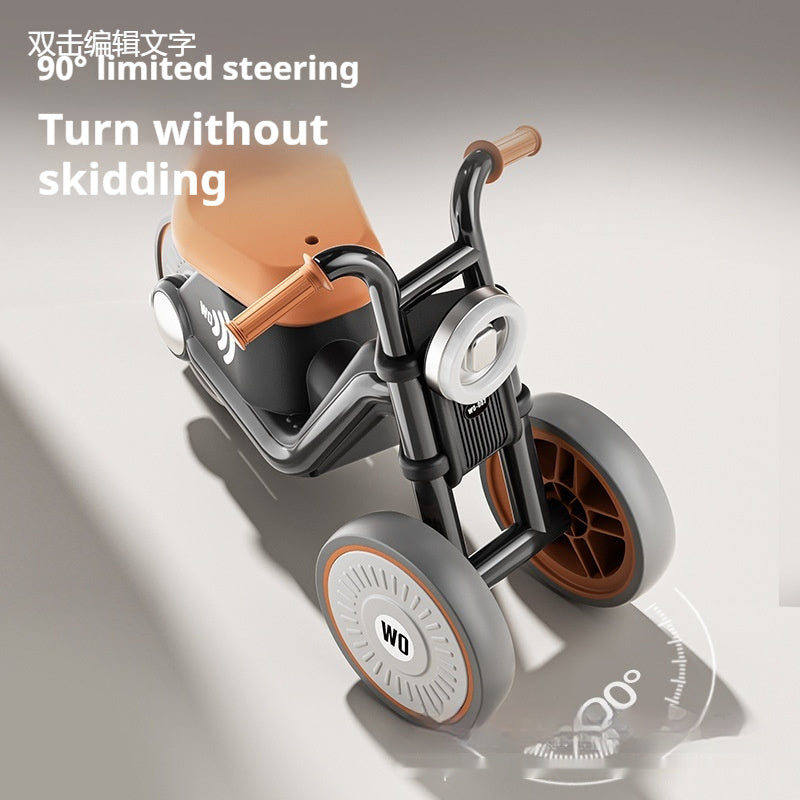 Kids Wiggle Car Ride-On Toy – 3 Wheel Sliding Balance Twist Car, Baby Walker Ride Toy for Toddlers, No Pedal Self-Propelled Swing Car