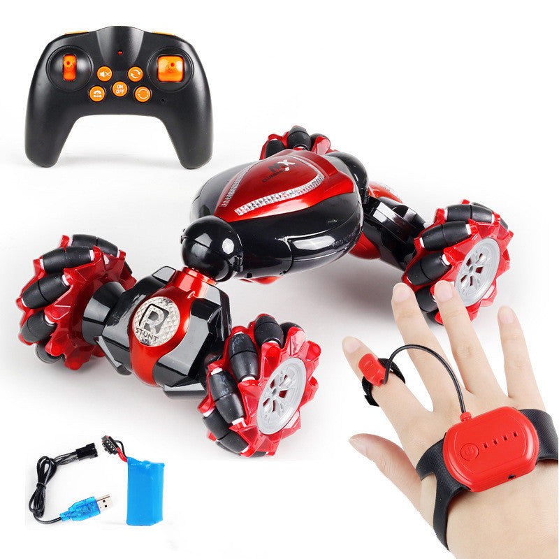 Gesture Sensor Watch Control Twist Stunt RC Car 2.4GHz Remote Control Car 360° Rotating Drift Off-Road Toy for Kids