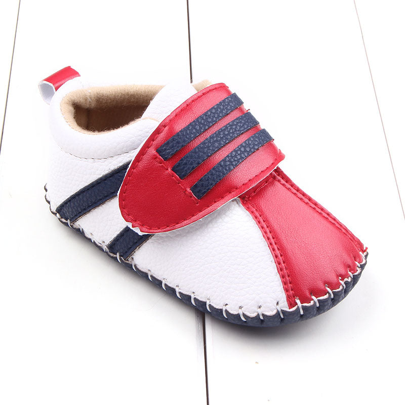 Toddler Baby Shoes with Big Velcro Strap – Breathable Soft Sole Anti-Slip Sneakers