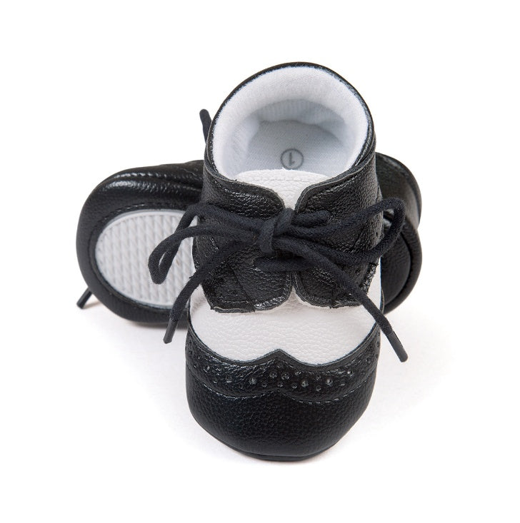 Baby Boys First Walker Shoes Soft Sole – Comfortable Non-Slip Infant Walking Shoes