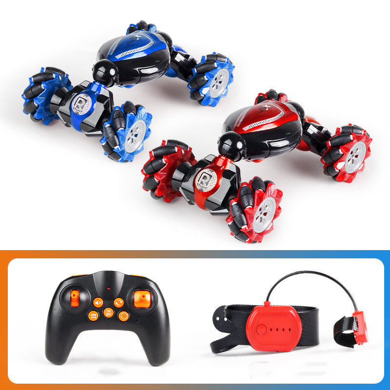 Gesture Sensor Watch Control Twist Stunt RC Car 2.4GHz Remote Control Car 360° Rotating Drift Off-Road Toy for Kids