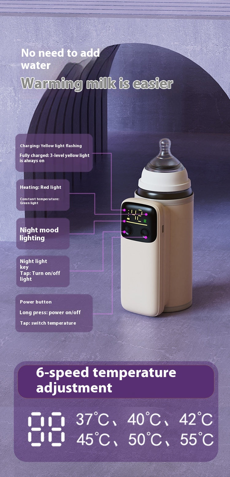 Baby Bottle Insulation Cover – Portable Universal Milk Warmer, Constant Temperature Heating Sleeve for Infant Feeding