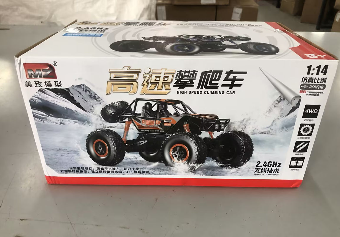 4WD High Speed RC Car 2.4GHz Remote Control Off-Road Truck Buggy Electric Racing Vehicle Toy for Kids Boys Gift